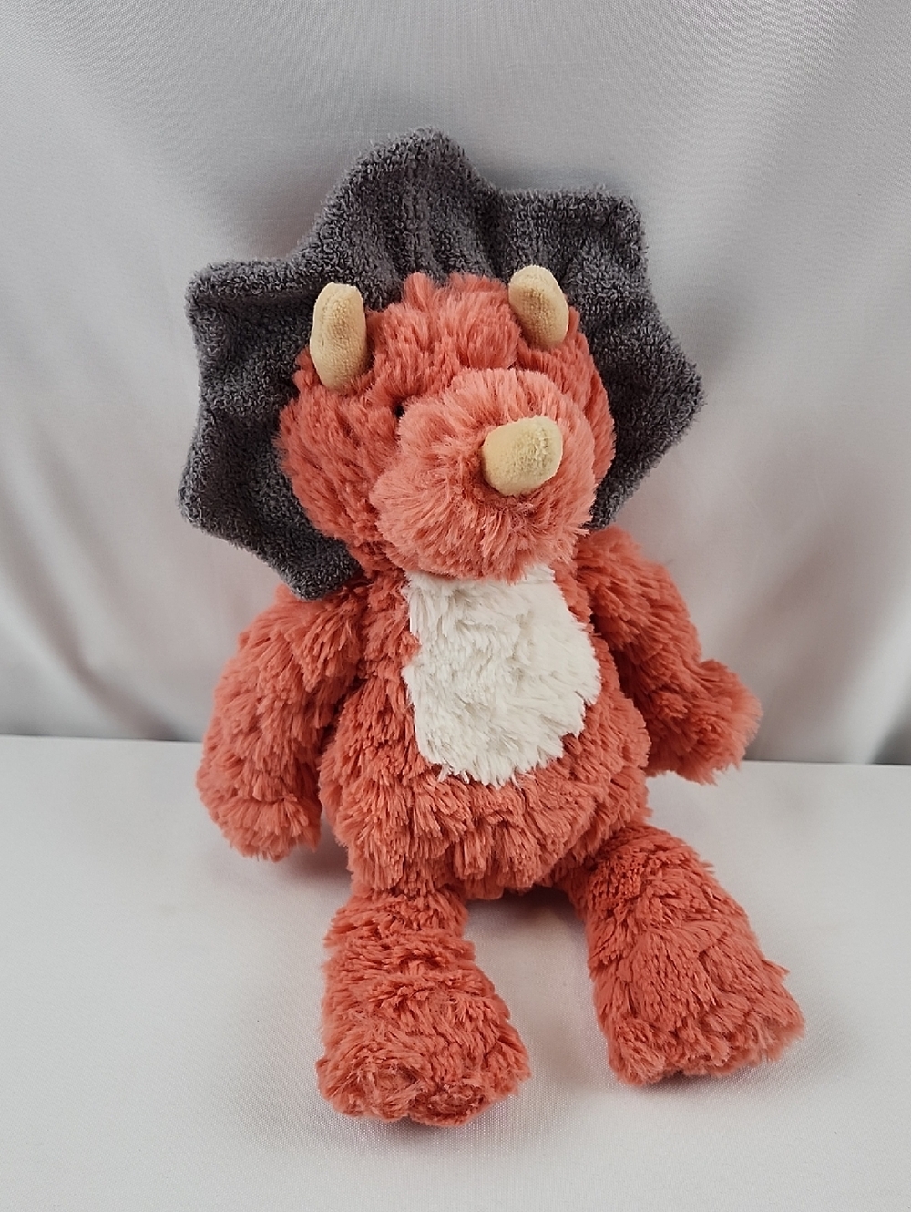 Mary Meyer Putty Nursery Triceratops Plush 11" Dinosaur Lovey Stuffed Animal Toy